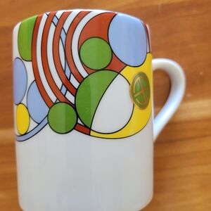 White Ceramic Mug Cabaret Pattern From TIFFANY & CO.